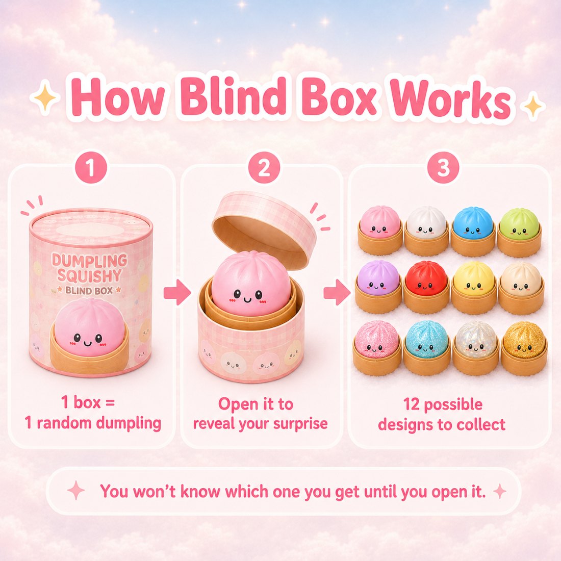Dumpling Squishy — Mystery Blind Box