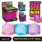 Schylling Needoh Nice Cube Sensory Fidget Stress Relief Squishy Cube Anti-Anxiety Squeeze Object For Relaxation Mindful Play