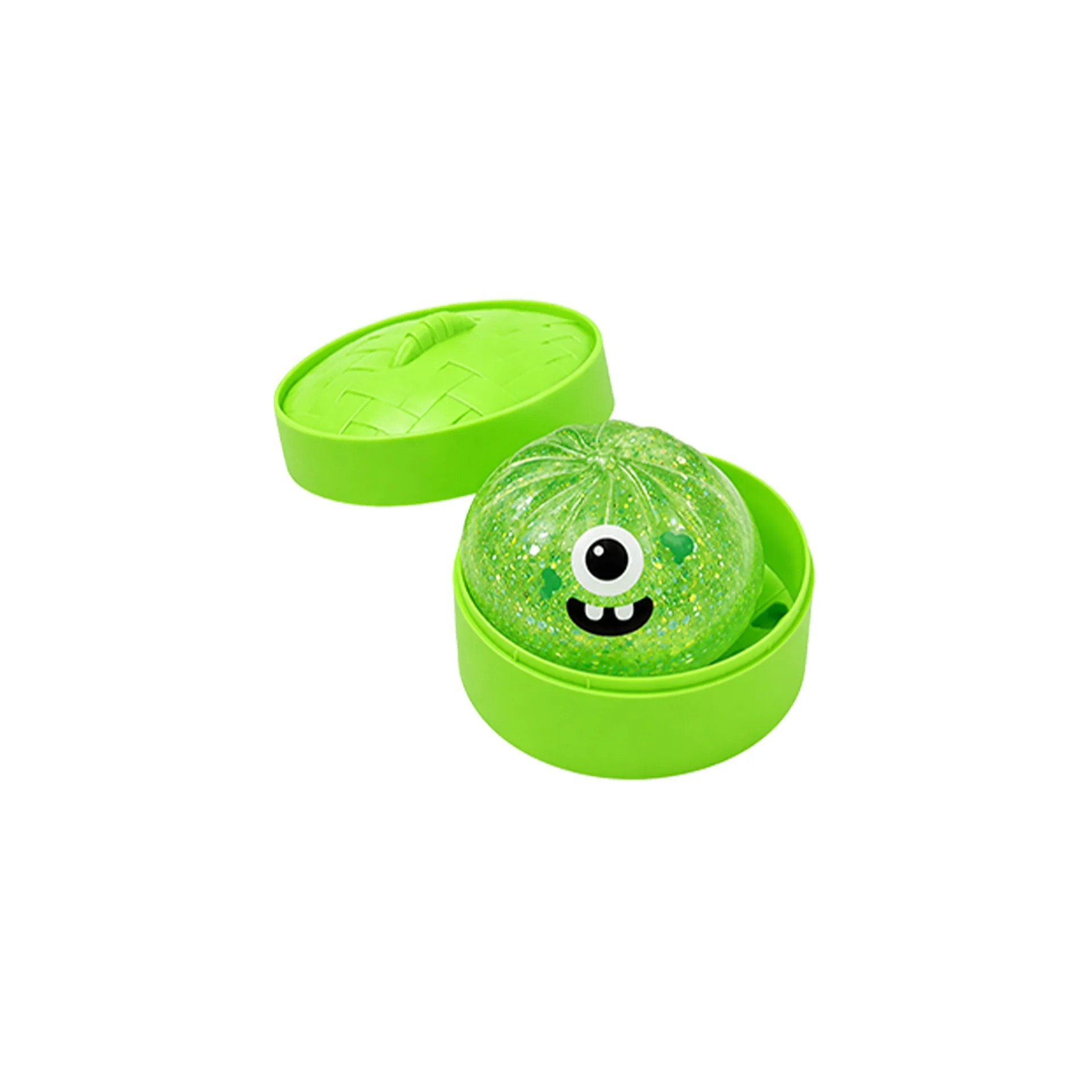 Halloween Themed Glitter Squishy Dumpling Stress Relief Bun 8.5CM Simulated Bun Slow Rebound Squeeze Spooky Ghost Pumpkin Design - Image 11