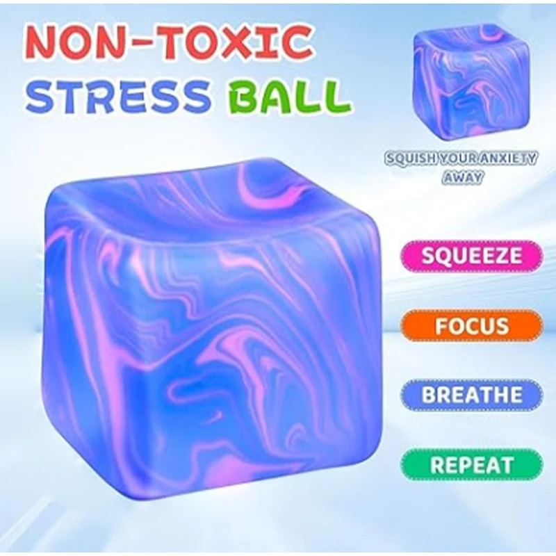 Needoh Soft and Glutinous Sensory Stress-relief Toy Cube Filled with Gel Stretchable Ball Soft Ice Blind Box Slow Rebound - Image 3