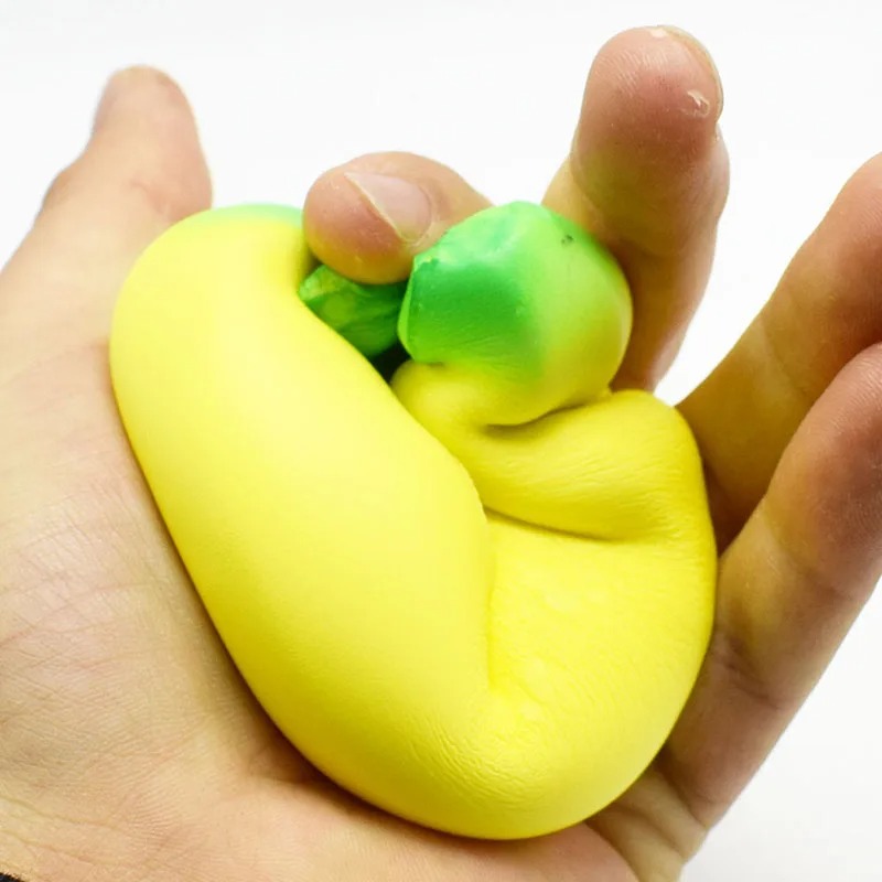 Anti-stress Squishy Banana Toys Slow Rising Jumbo Squishy Fruit Squeeze Toy Funny Stress Reliever Reduce Pressure Prop - Image 5