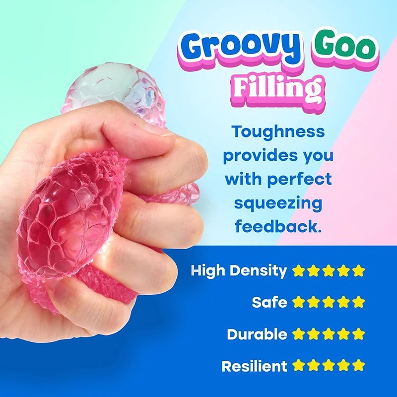 Colorful Squeeze Ball Toy Soft Mochi Toy Slow Rebound Stress Relief Toys Squishy Sensory Fidget Toy For Children Adults Gifts - Image 5