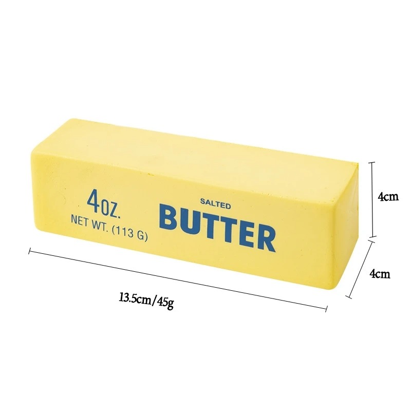 Butter Stick Squishy Fidget Toys Funny Squeeze Elastic Cheese Toy Unzip Slow Rise Squeeze Prank Children's Birthday Gift - Image 8