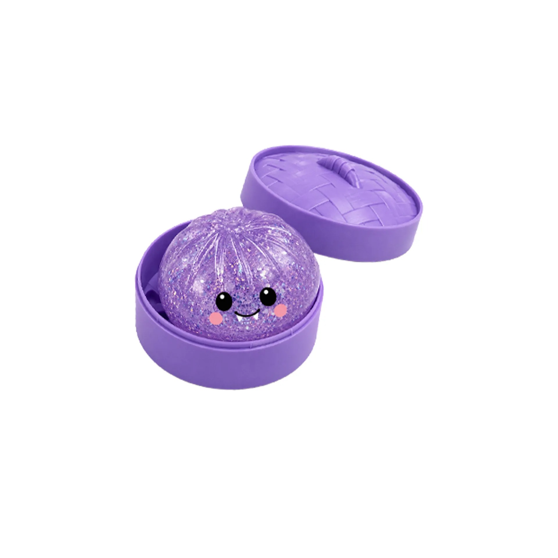 Halloween Themed Glitter Squishy Dumpling Stress Relief Bun 8.5CM Simulated Bun Slow Rebound Squeeze Spooky Ghost Pumpkin Design - Image 9