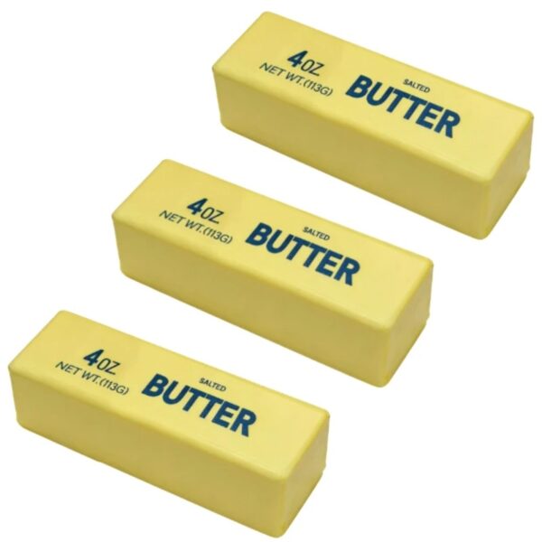 Butter Stick Squishy Fidget Toys Funny Squeeze Elastic Cheese Toy Unzip Slow Rise Squeeze Prank Children's Birthday Gift