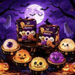 Halloween Mystery Blind Box Squishy Fidget Toy Glitter Squeeze Dumpling Stress Relief Pumpkin Ghost Eyeball Squeeze Toy For Kids
